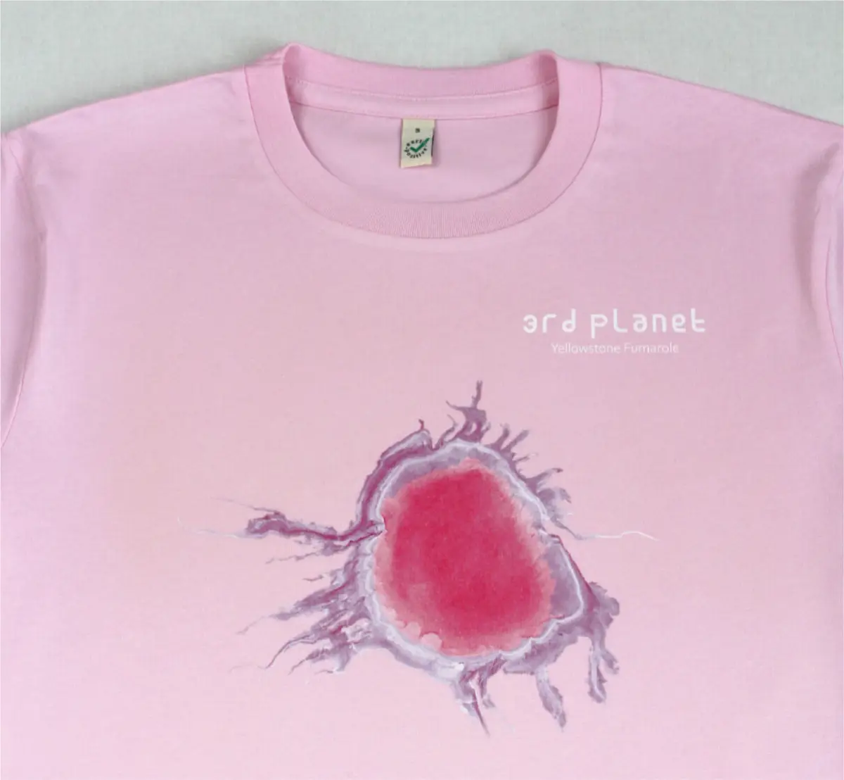 Yellowstone Fumarole Pink T-shirt