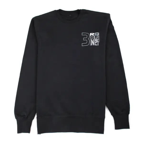 Classic Black Sweatshirt Front View