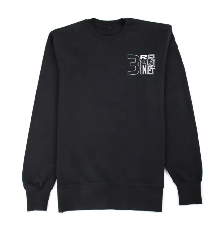 Classic Black Sweatshirt Front View