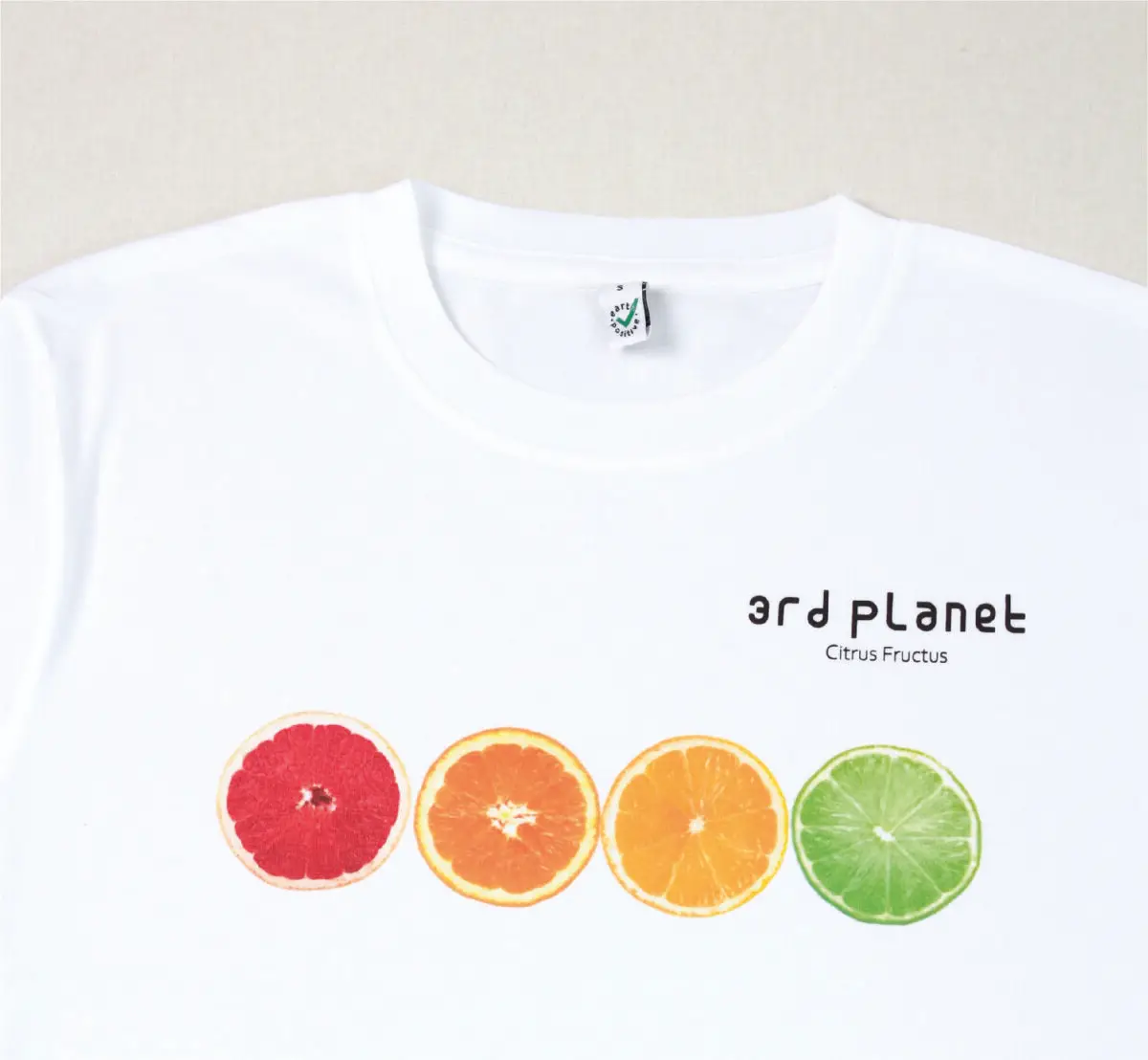 eco-friendly citrus T-shirt