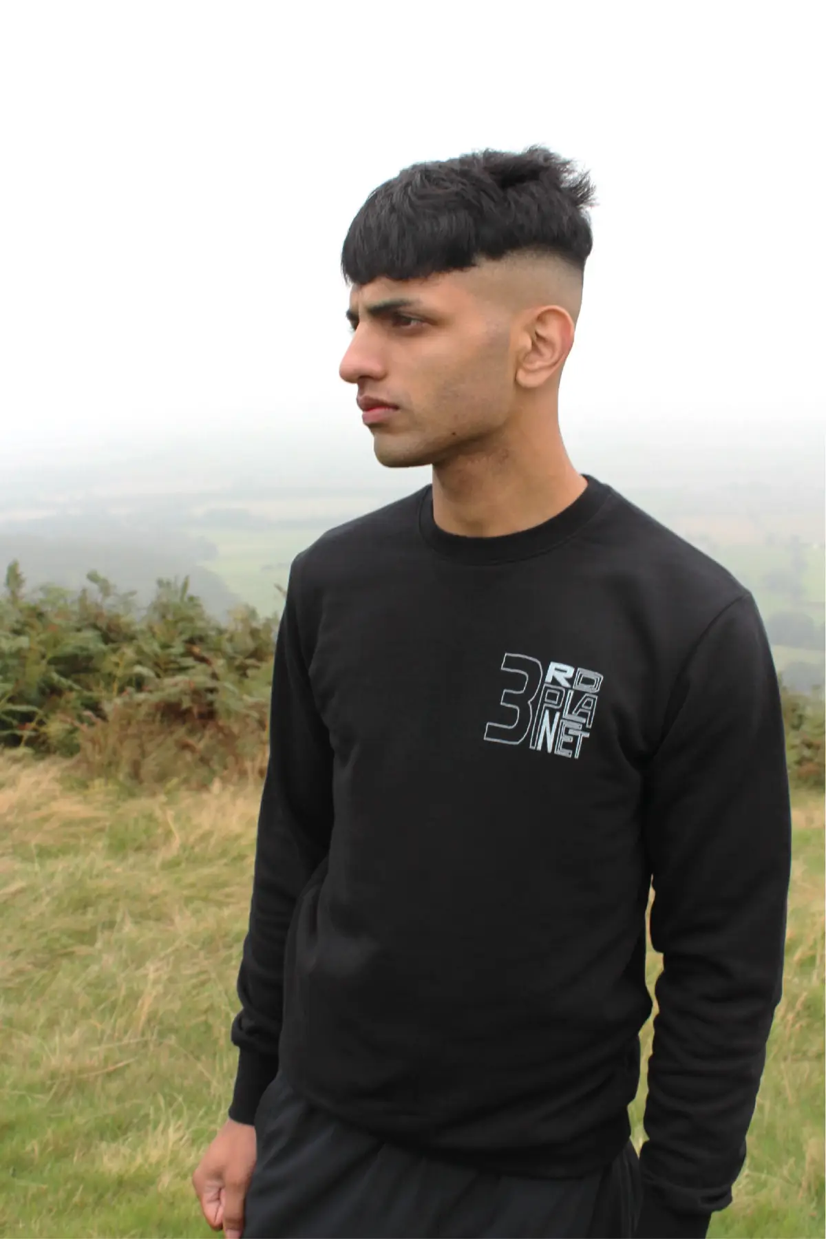 Classic Black Sweatshirt Eco-Friendly